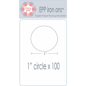 EPP Iron Ons 1"Circle x 100