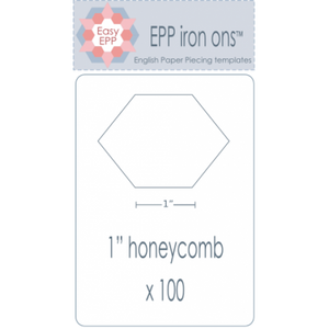 EPP Iron Ons 1"honeycomb x 100