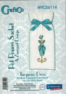 Turquoise Dress Cross Stitch Kit