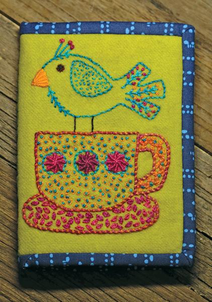 Tea Bird Needle Case Pattern