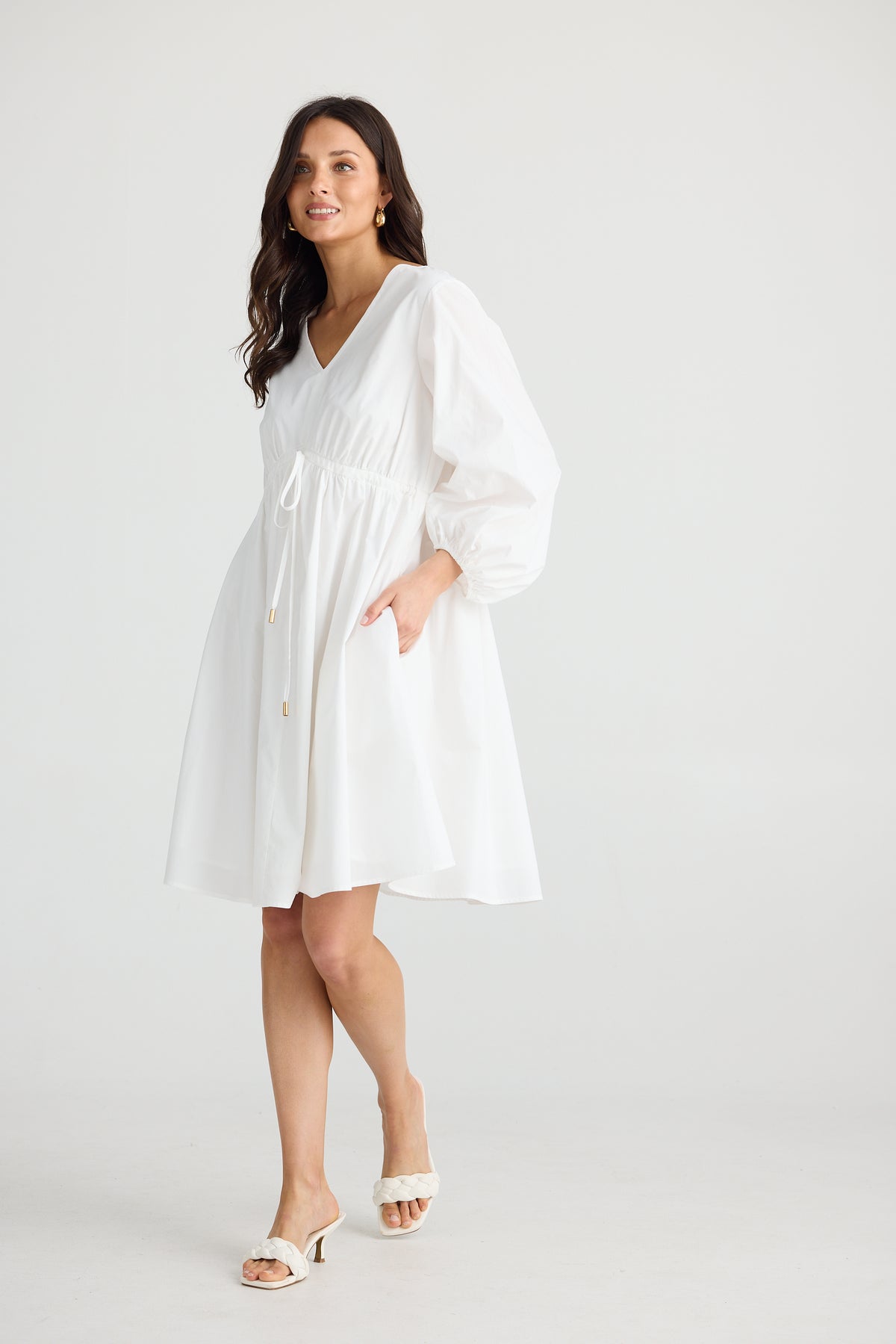 Daylight Short Dress White