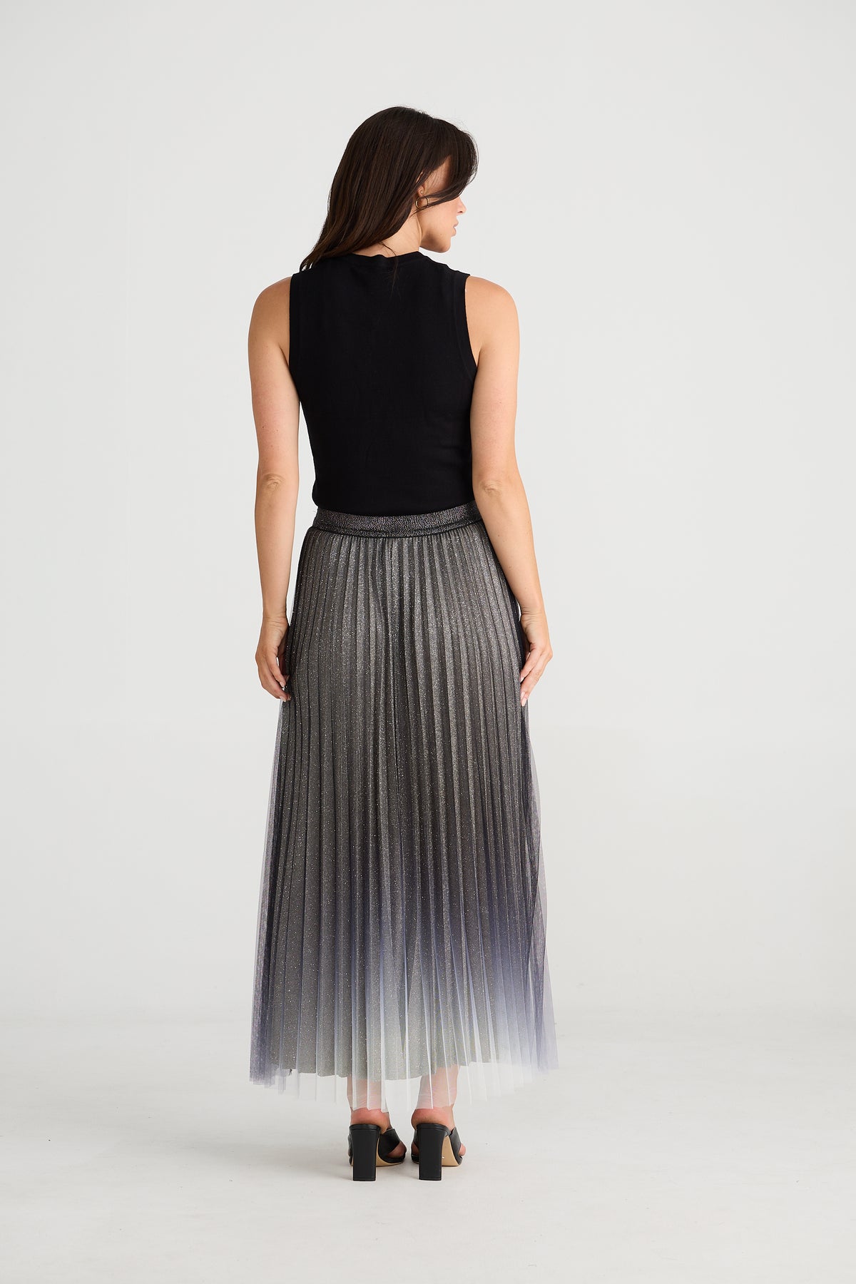 West End Skirt Black Ombre