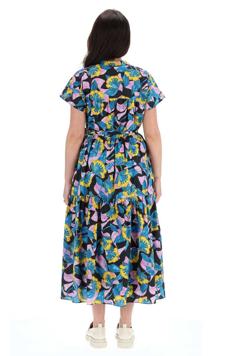 Bianca Maxi Shirt Dress Print