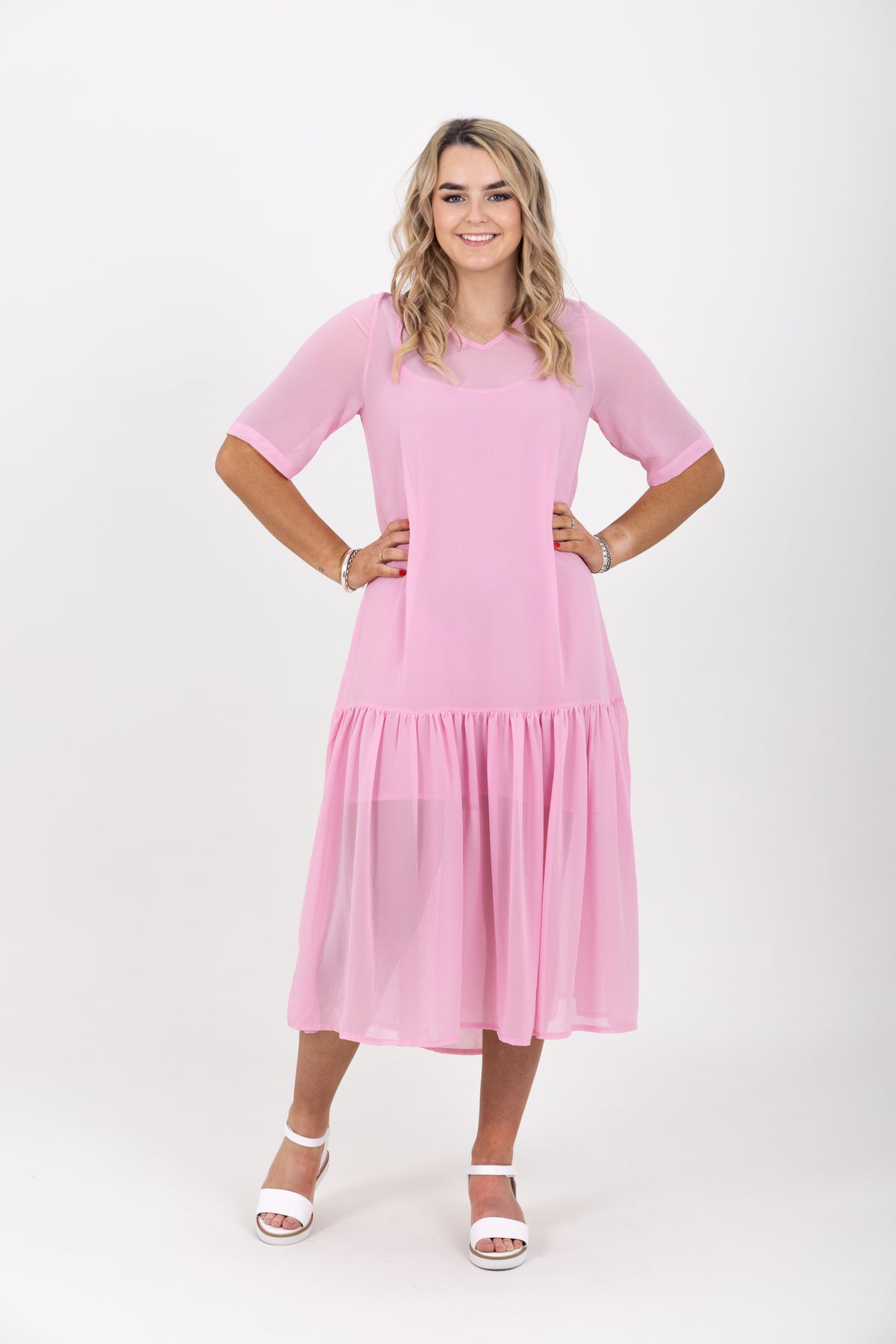 Dallas Dress Candy Pink