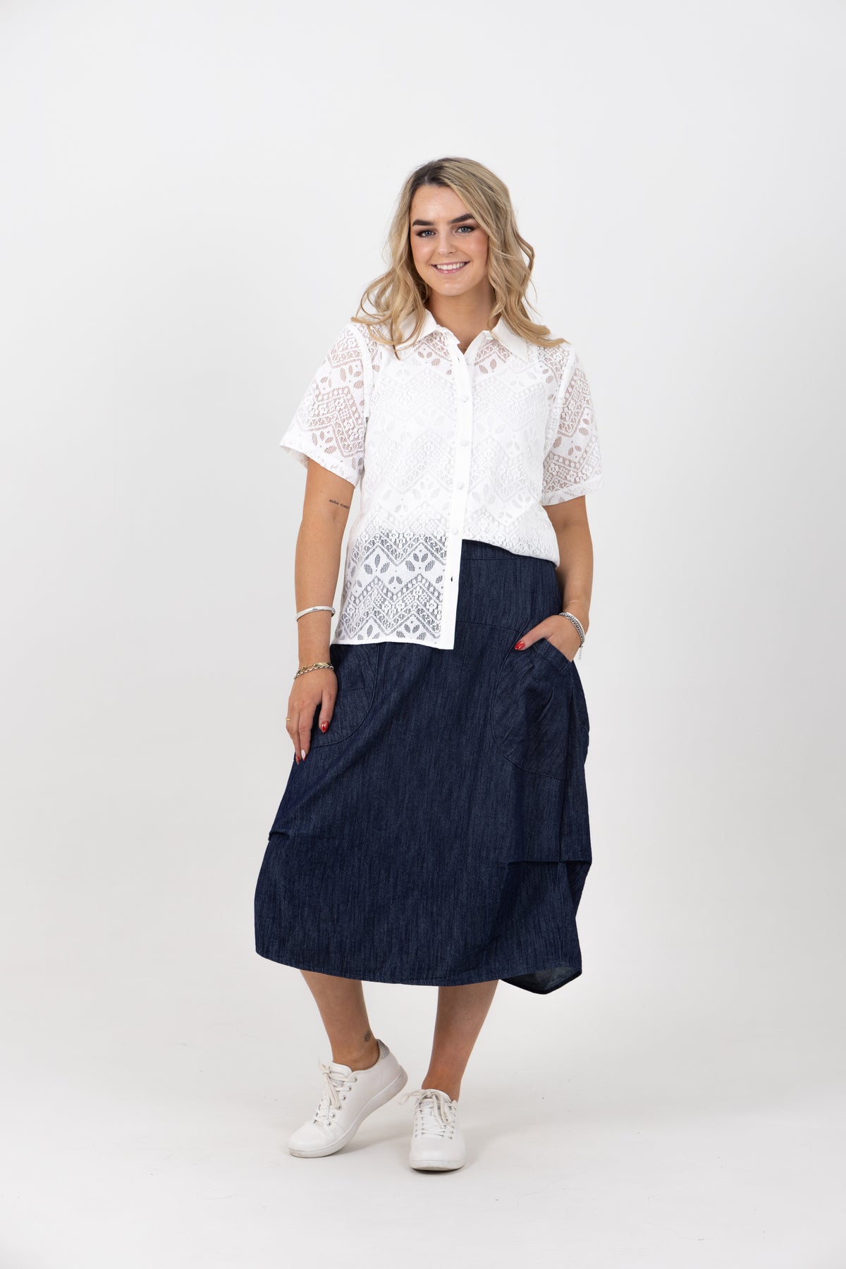 Milwaukee Dark Denim Skirt