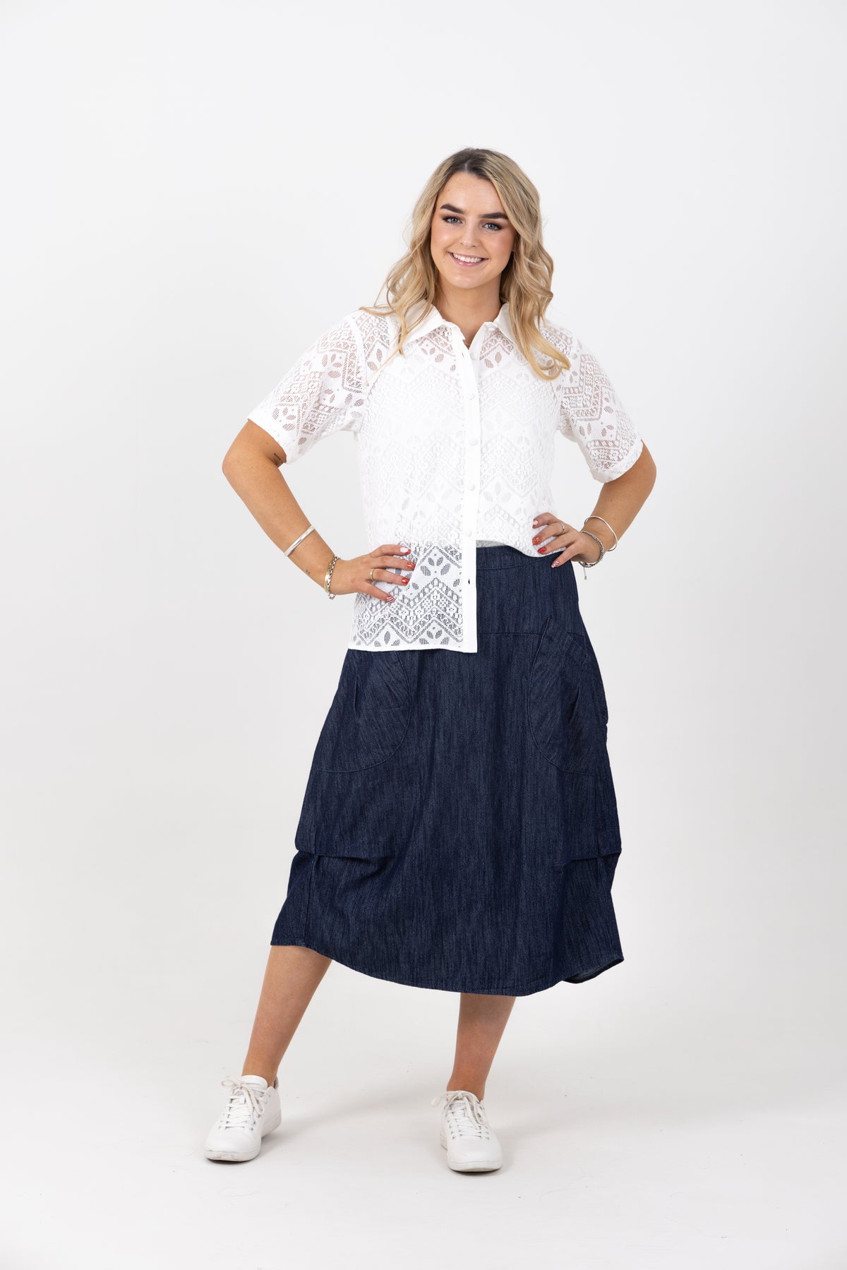 Milwaukee Dark Denim Skirt