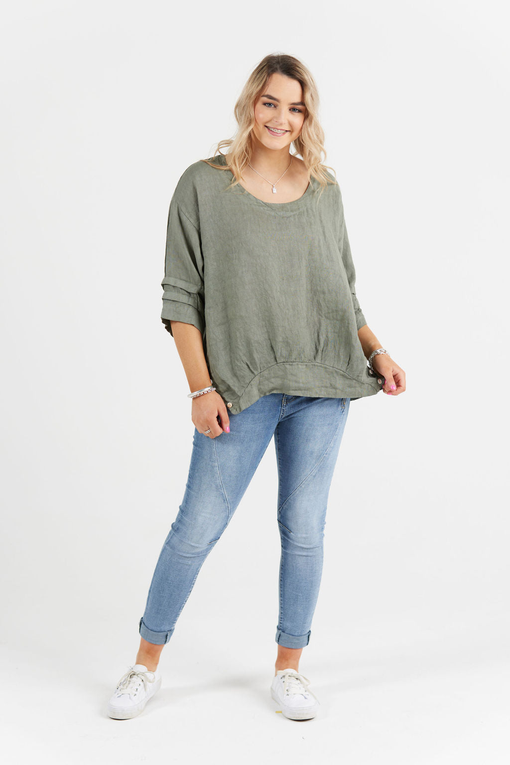 Sadie Top Olive - EXCLUSIVE TO MINT