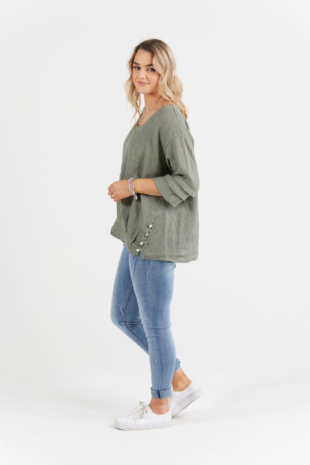 Sadie Top Olive - EXCLUSIVE TO MINT