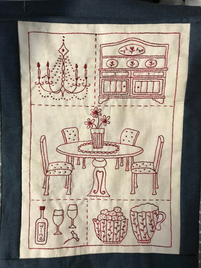 The Dining Room Stitchery Pattern