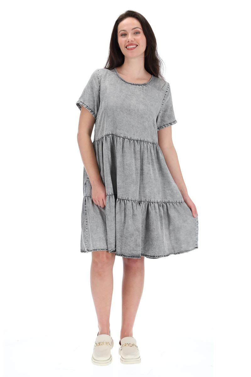 Dawn Dress Black Wash