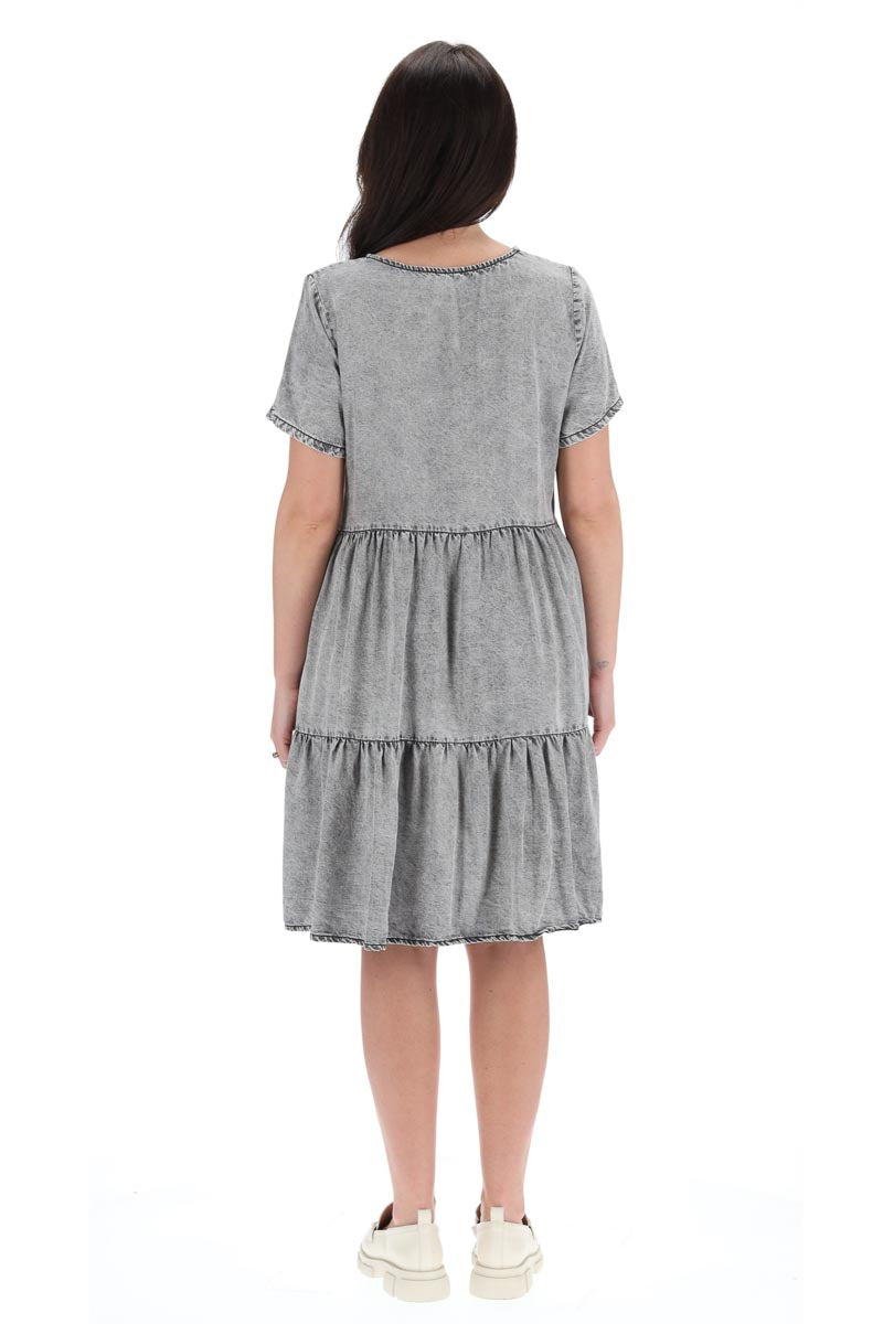 Dawn Dress Black Wash