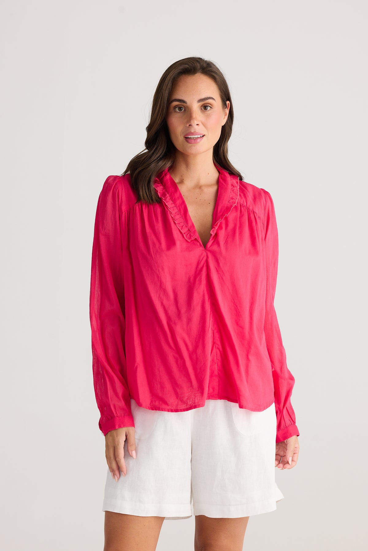 Daffodil Blouse Raspberry