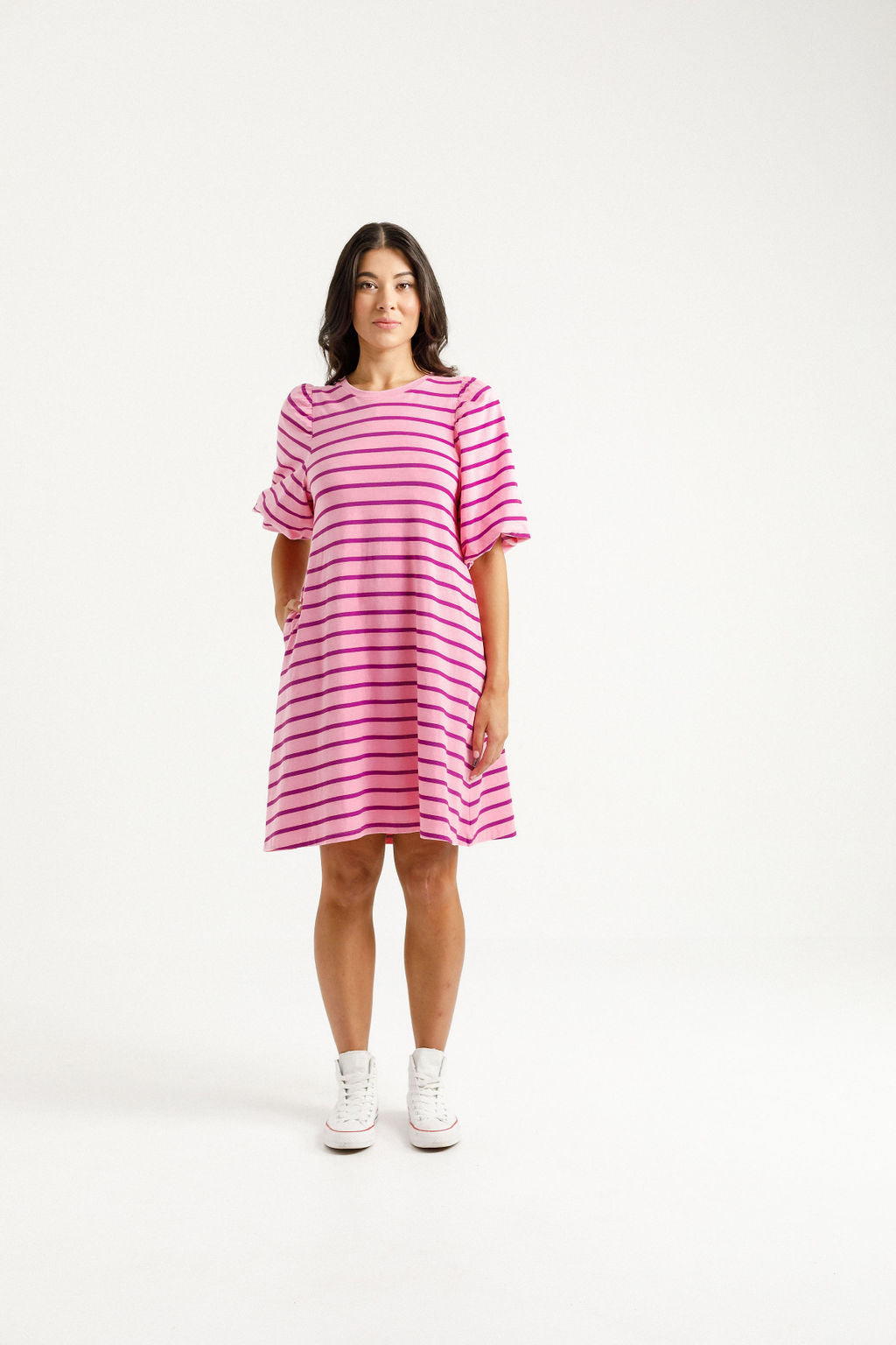 Ivy Dress Candy Stripe