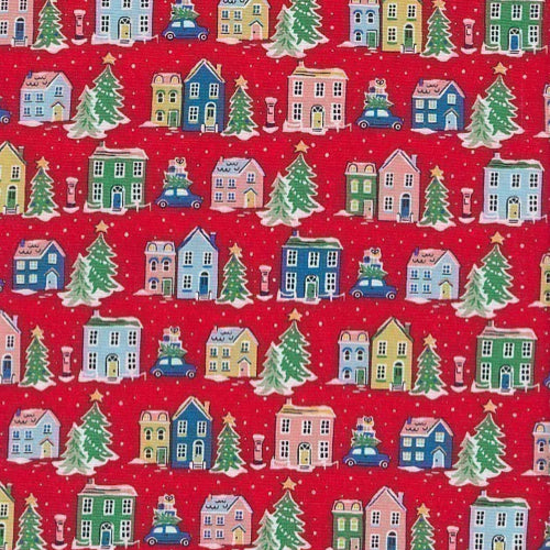 Deck the Halls - Holiday Village Red