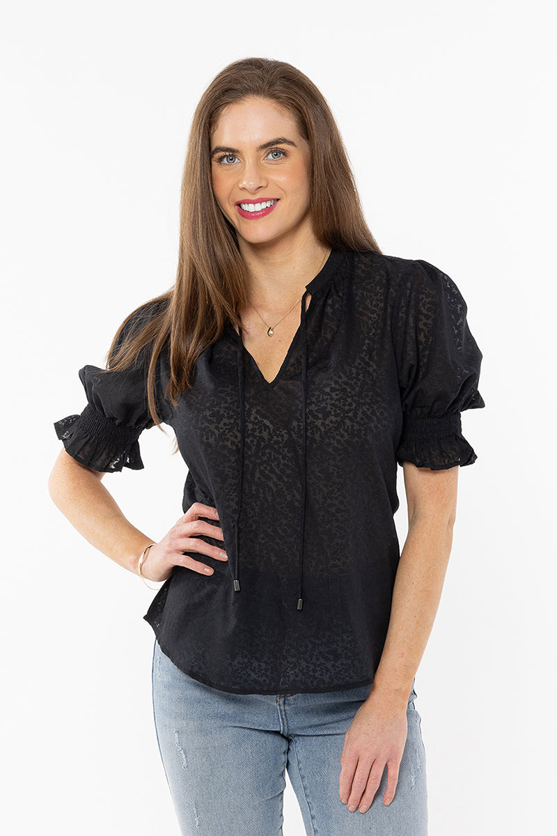 Honey Blouse Black Design