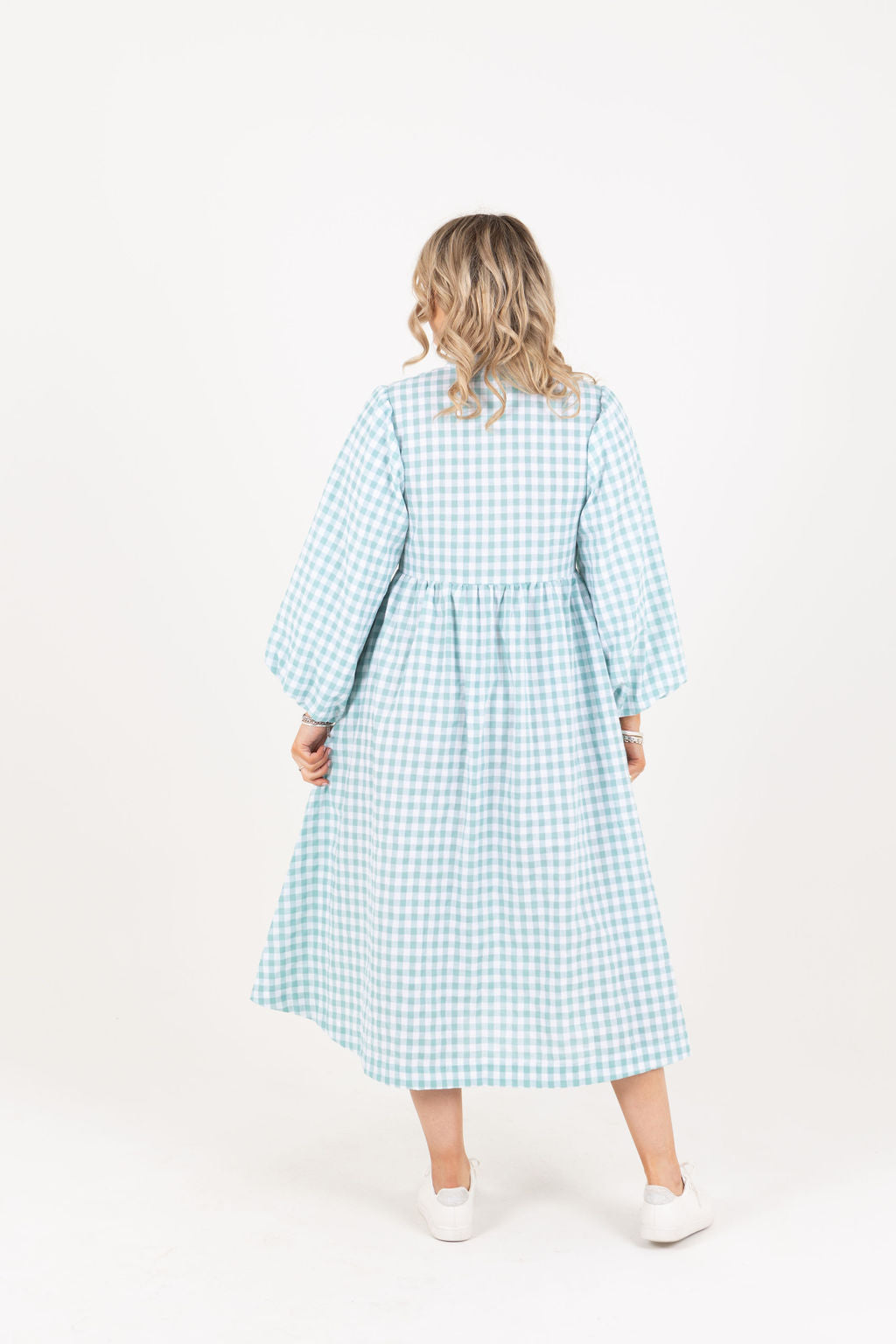 Ellie Dress Jade Gingham