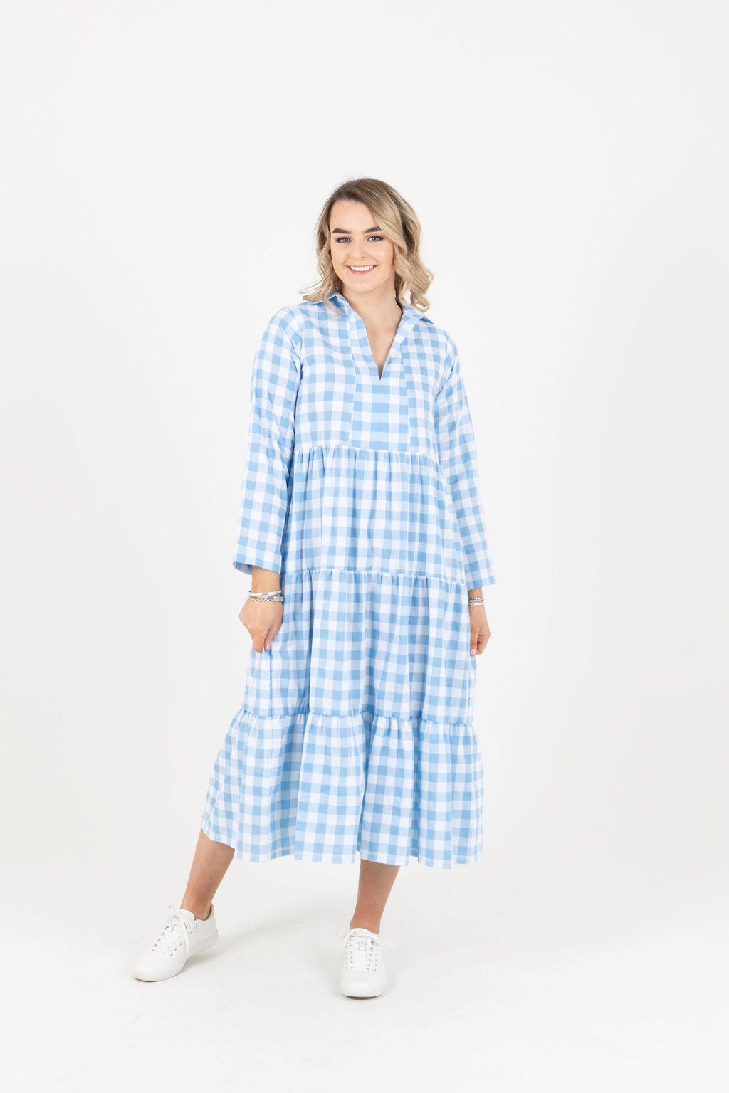 Jac Dress Blue Check