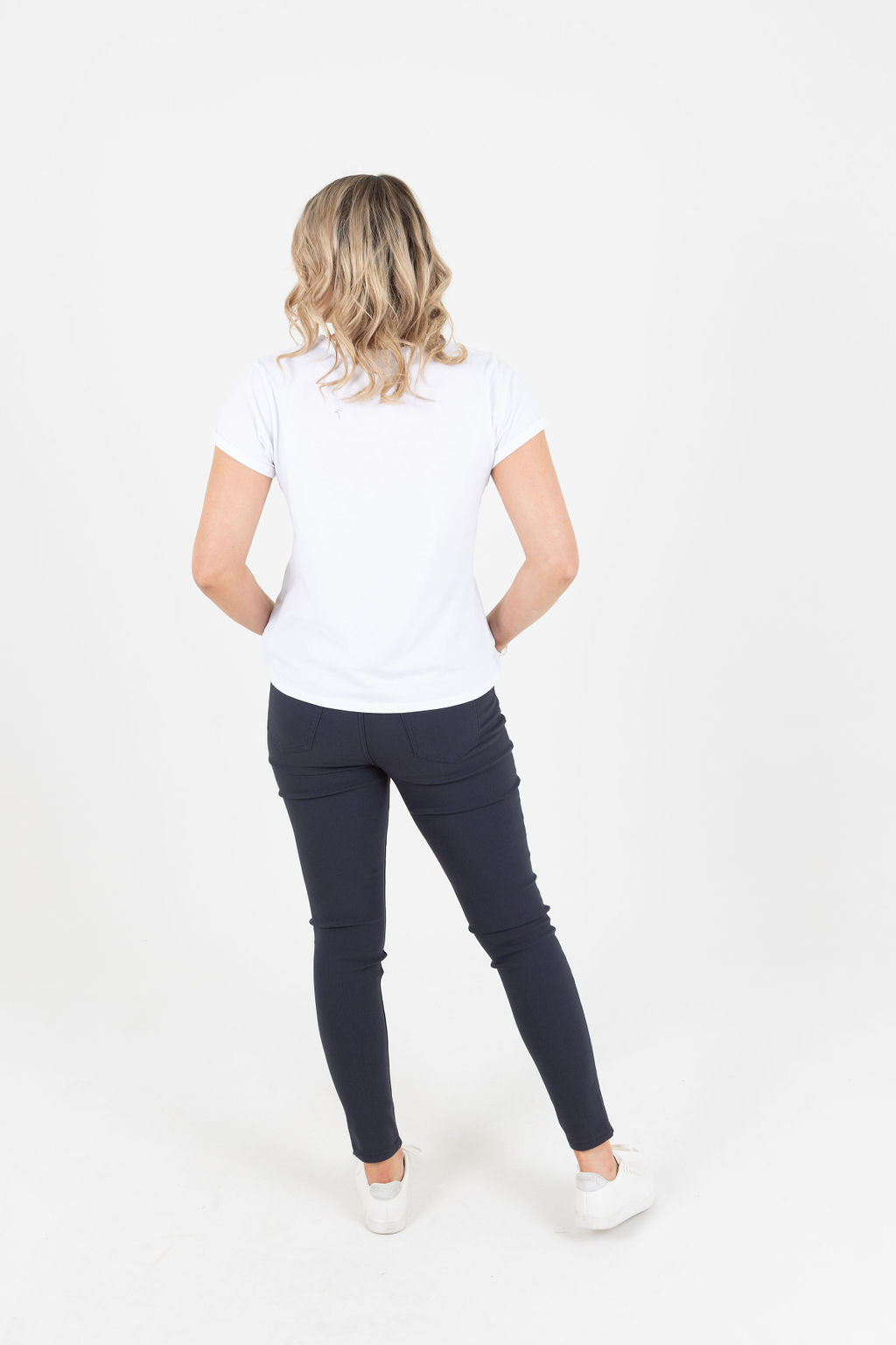 Kelly Navy Stretch Jean