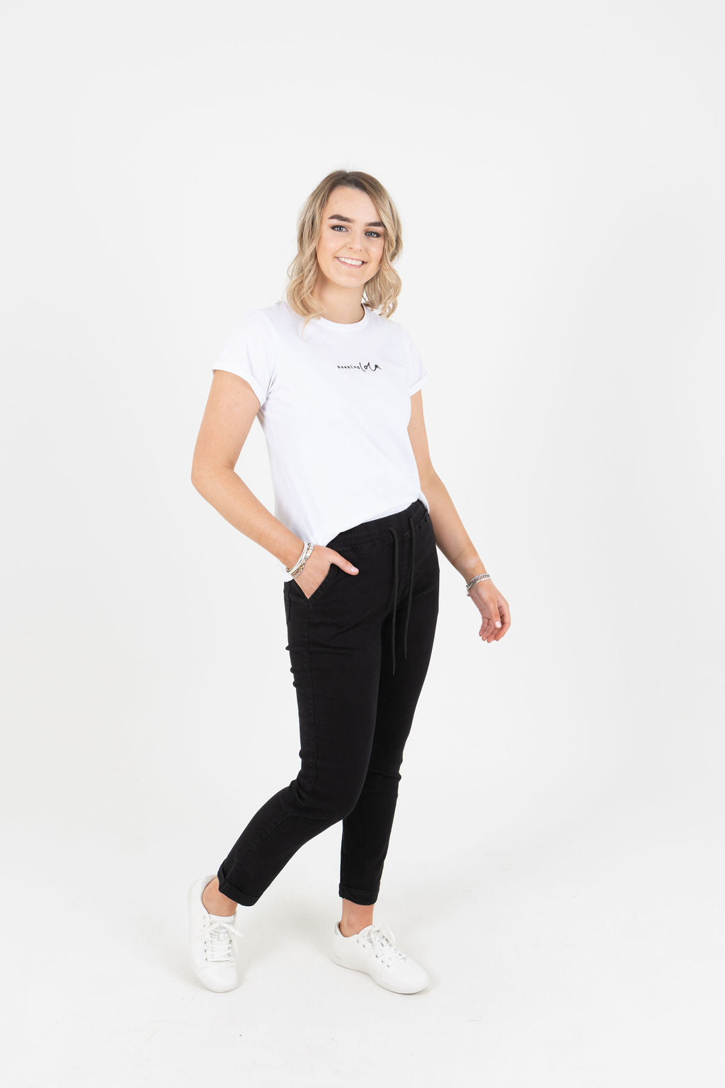 Chelsea Black Stretch Pant