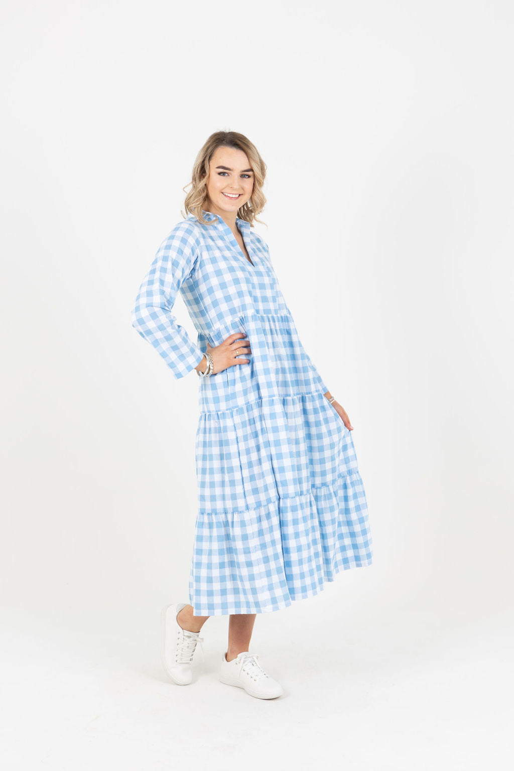 Jac Dress Blue Check