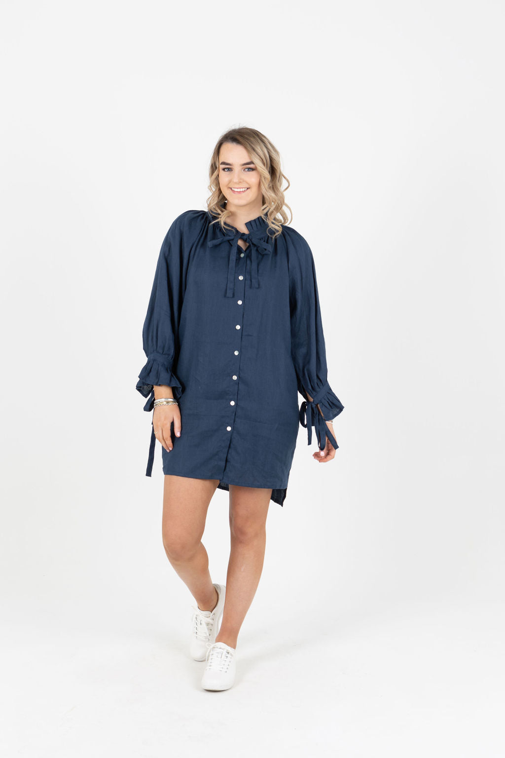 Uma Dress Navy