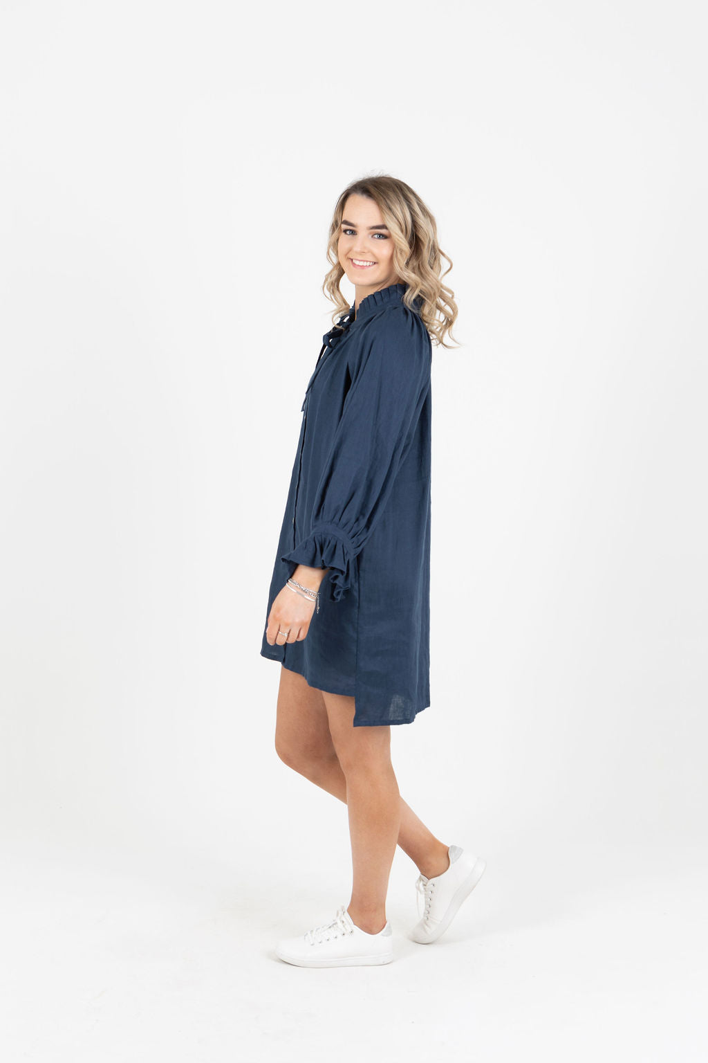 Uma Dress Navy