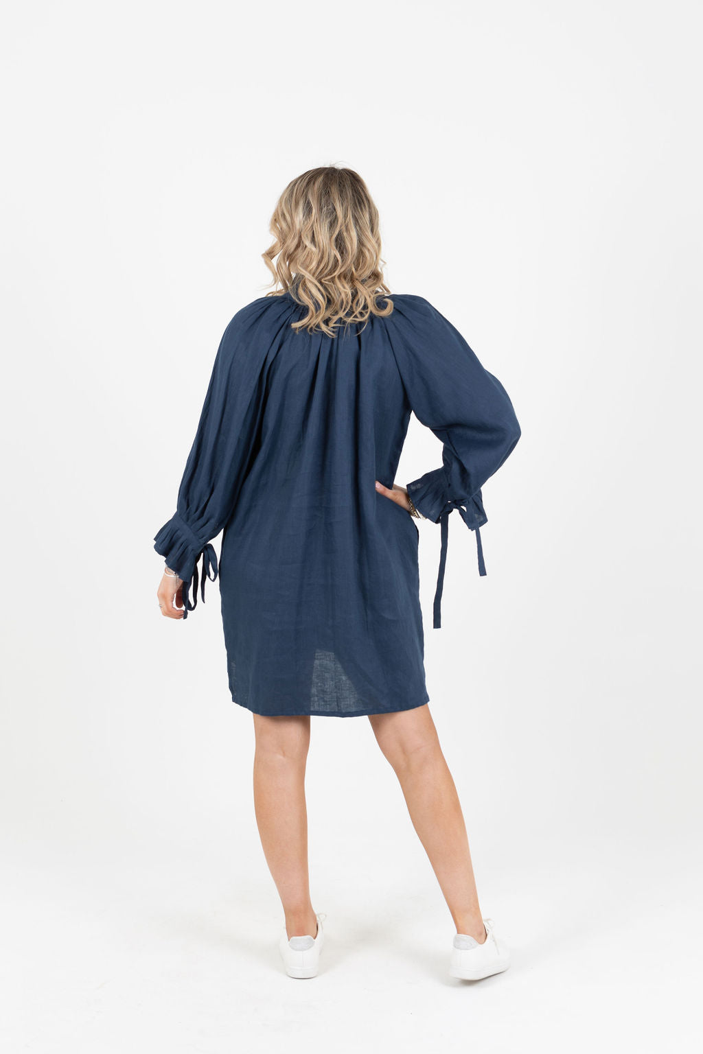 Uma Dress Navy