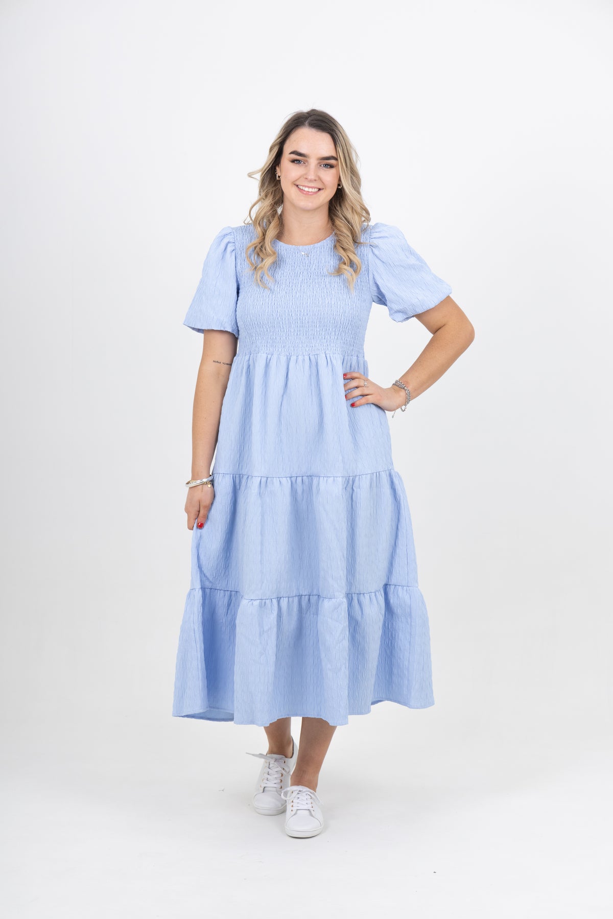 Aneeka Maxi Dress Sky - EXCLUSIVE TO MINT