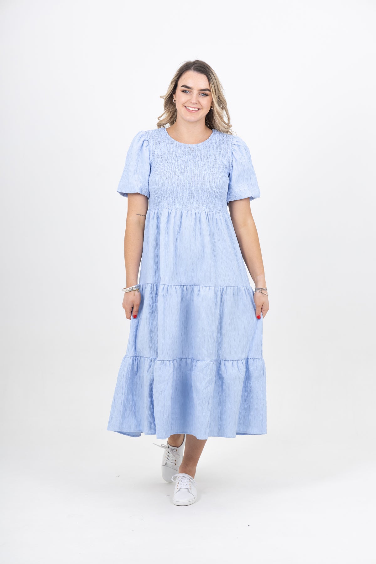 Aneeka Maxi Dress Sky - EXCLUSIVE TO MINT