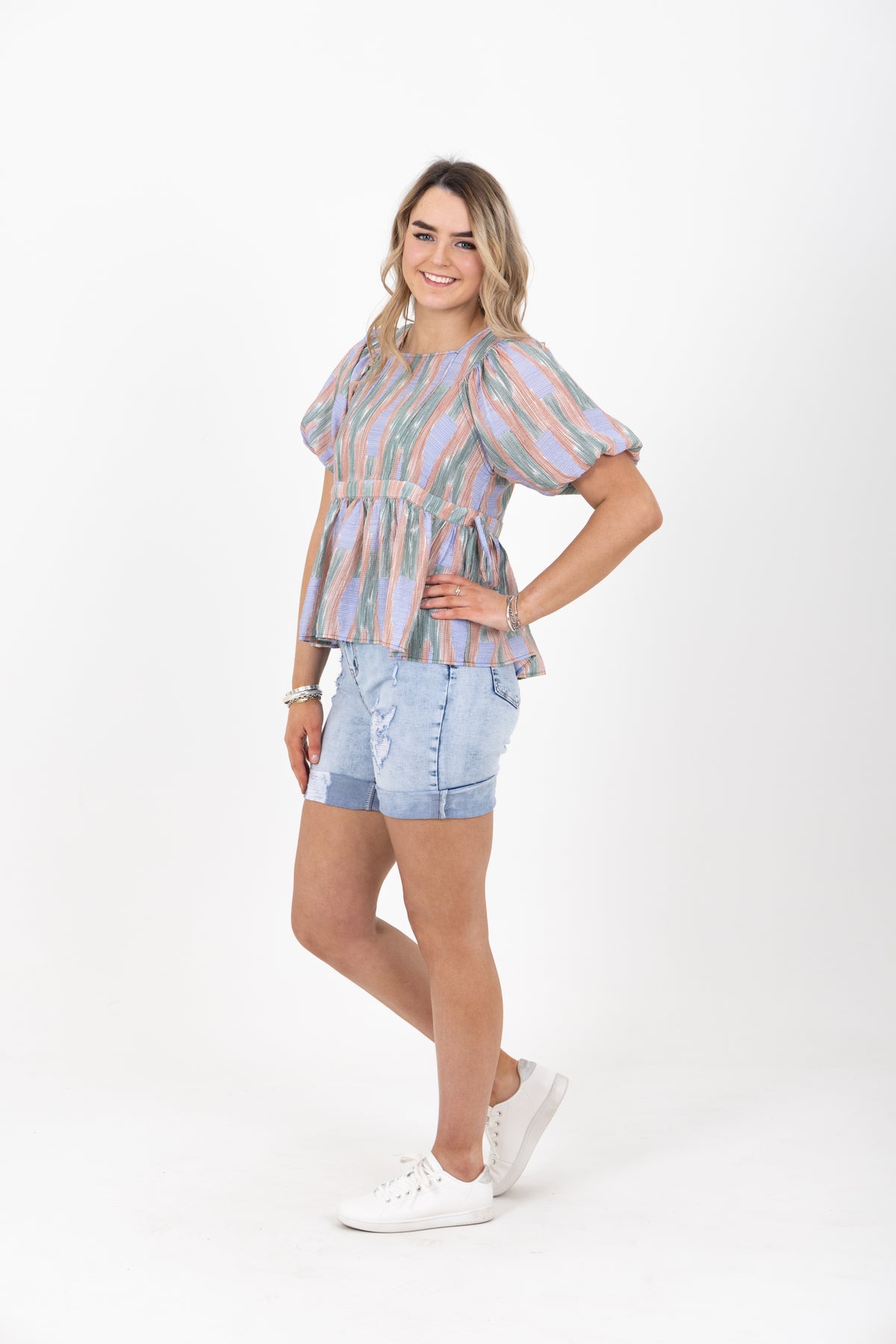 Ottie Top Lineal Stripe