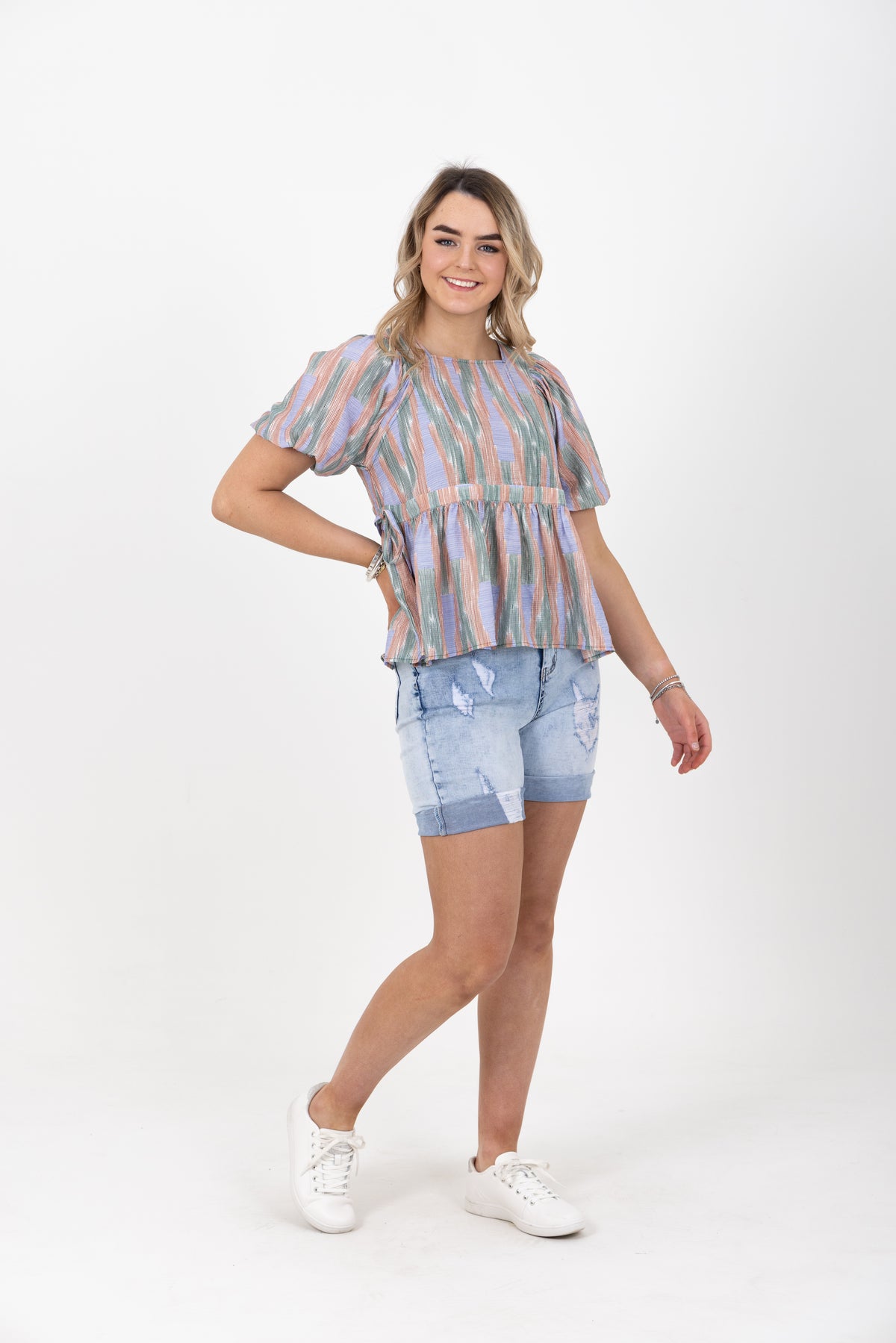 Ottie Top Lineal Stripe