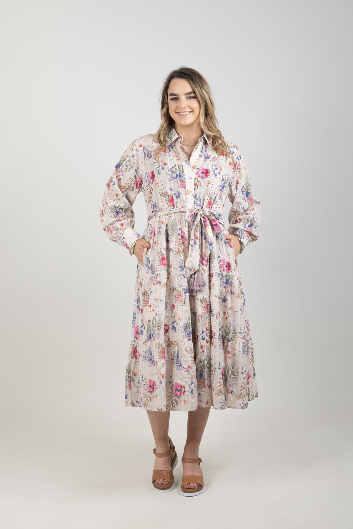 Flower Child Dress Floral Broderie