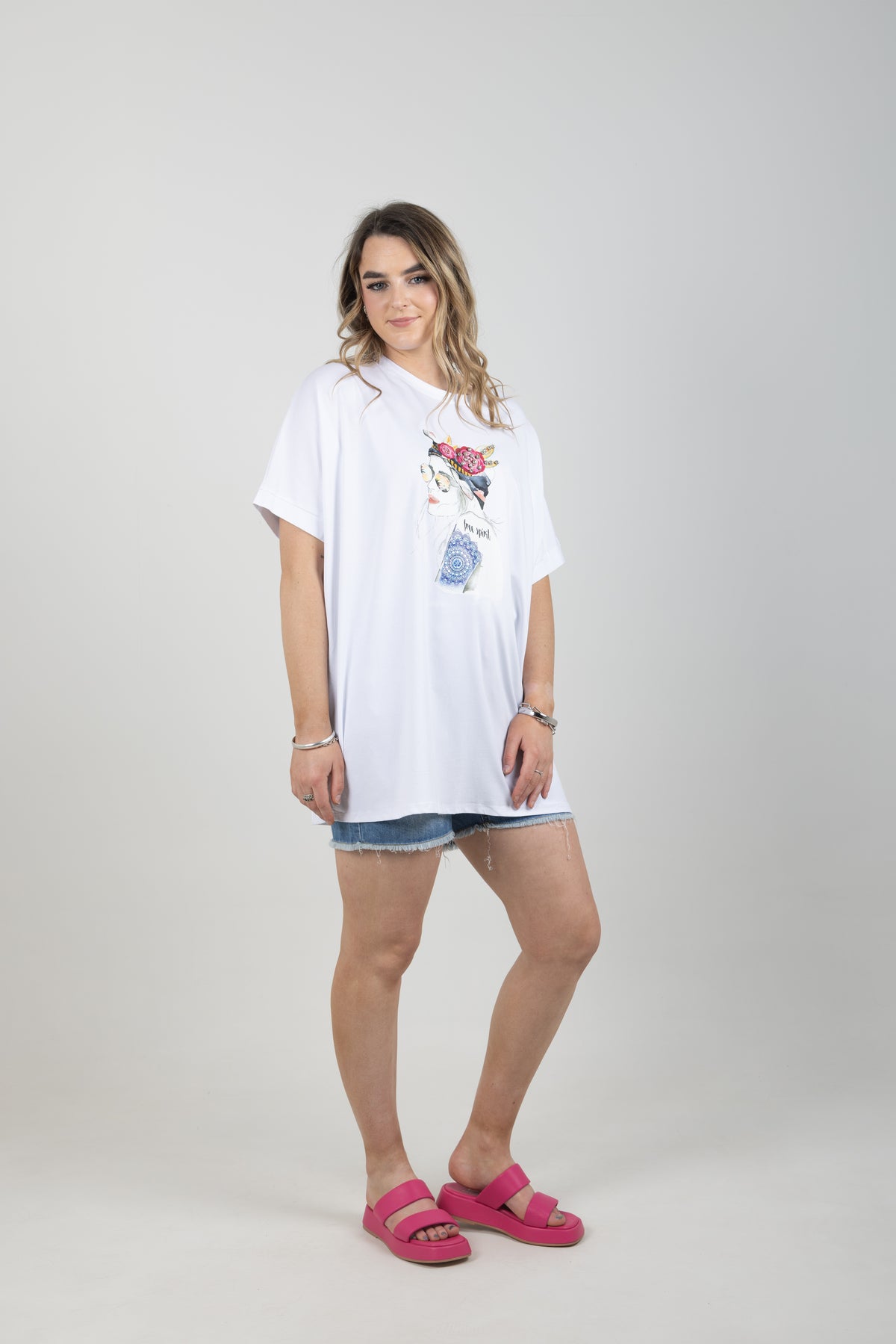 Free Spirit T Shirt White