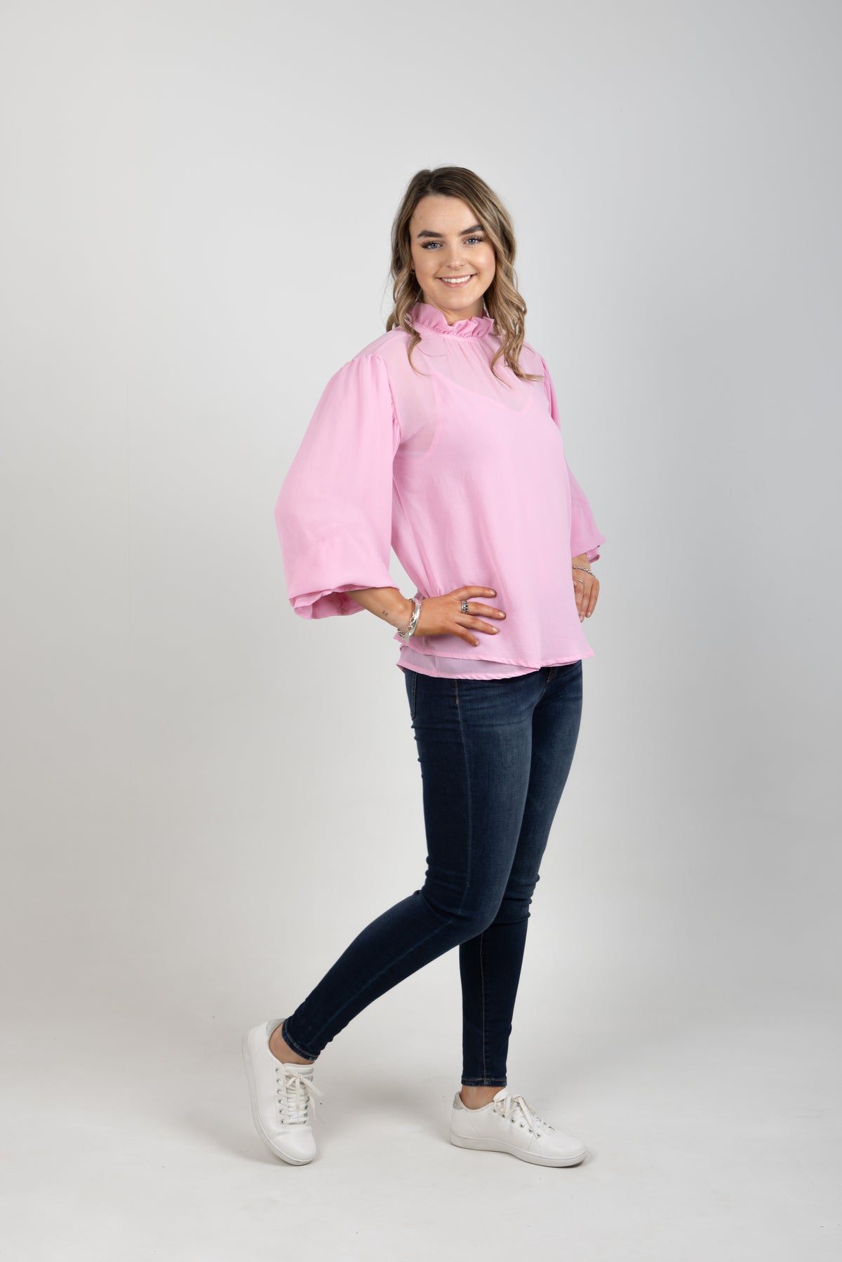 Sophia Top Candy Pink