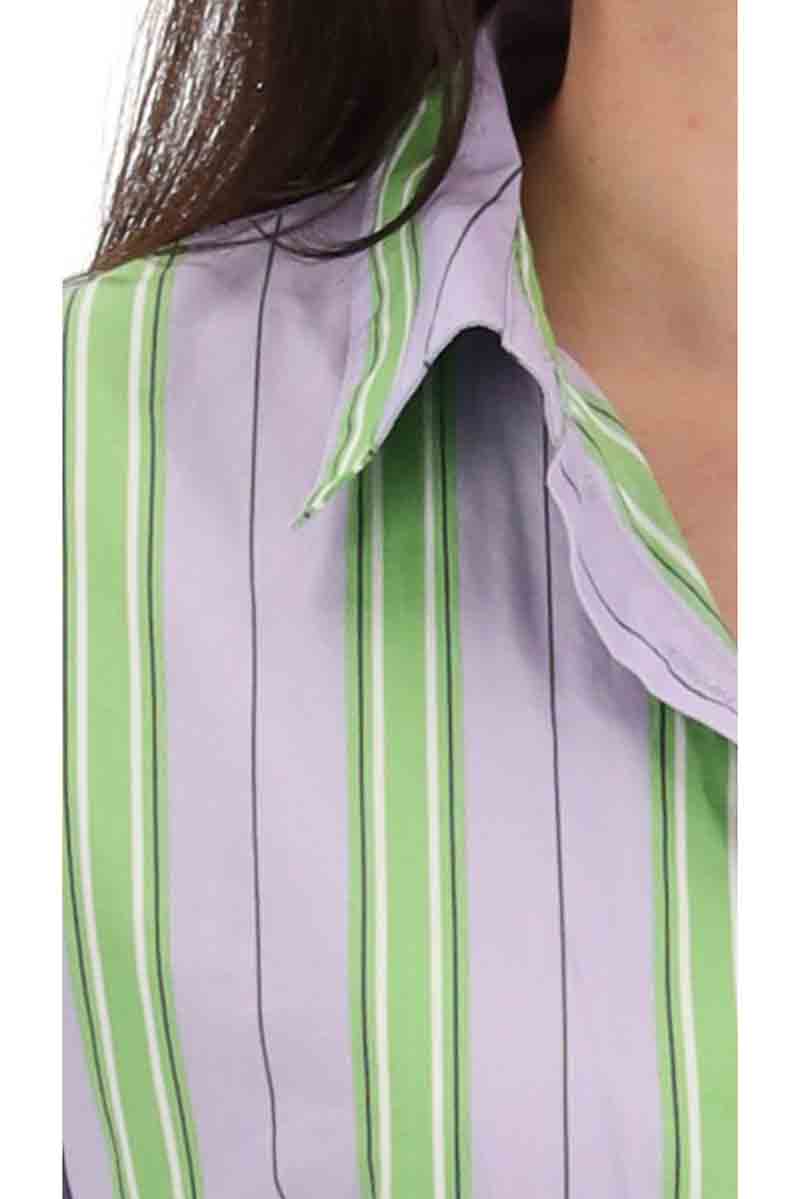 Poppy Shirt Lilac Stripe