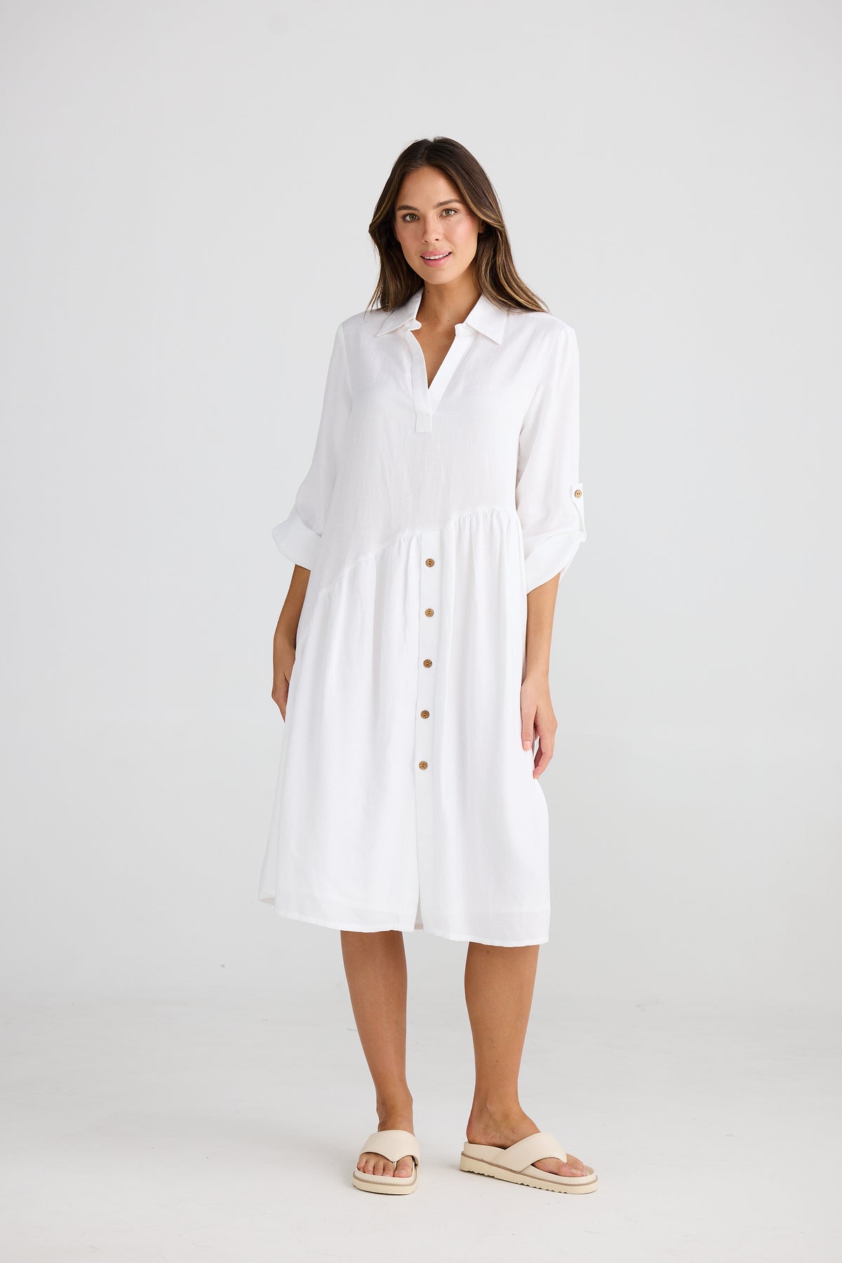 Havana Dress White