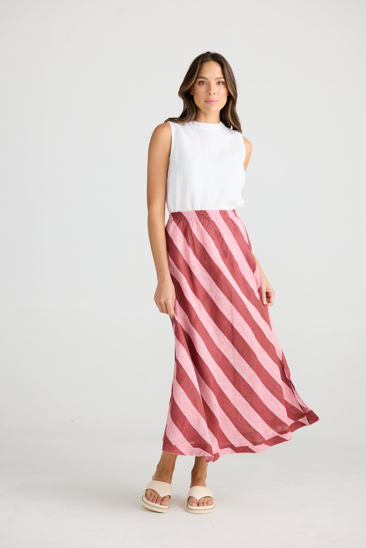 Sicily Skirt Porto Stripe