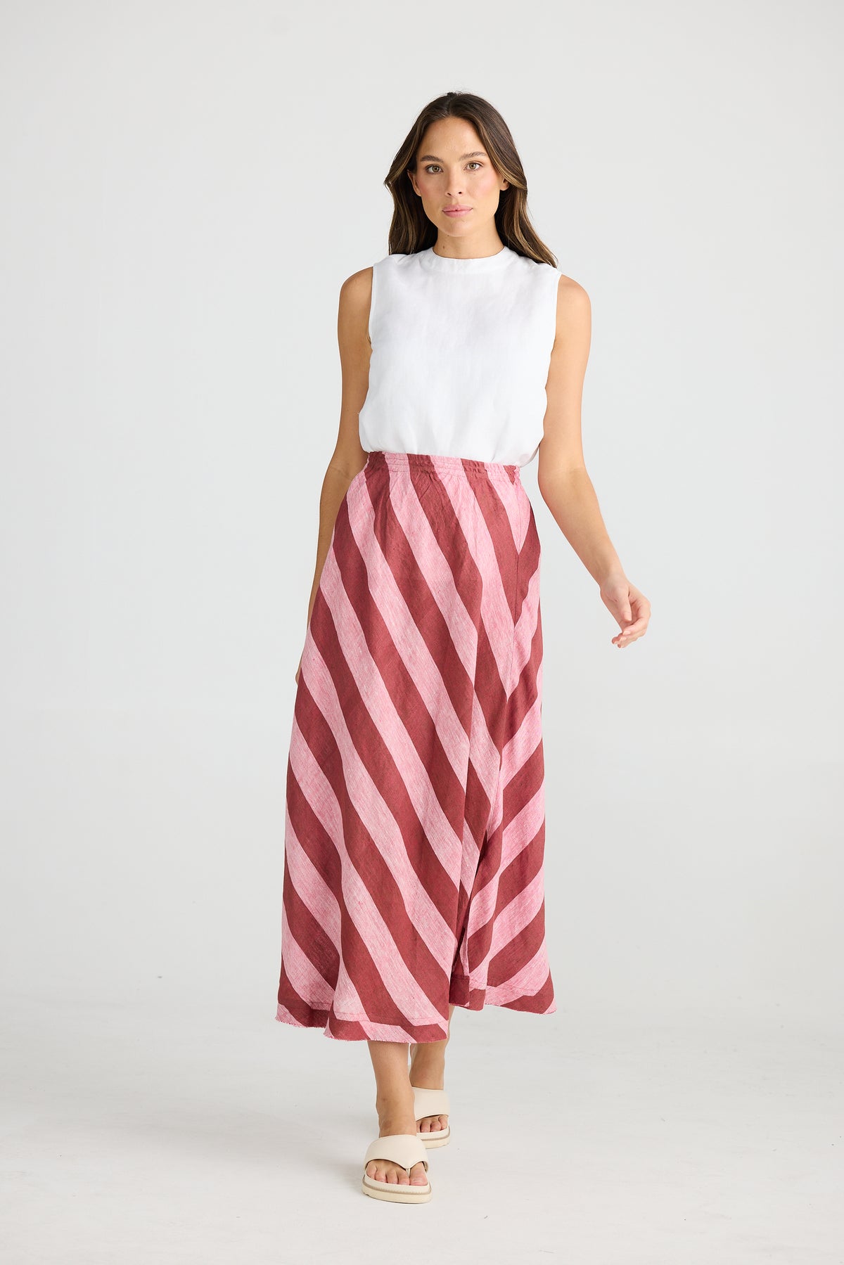 Sicily Skirt Porto Stripe