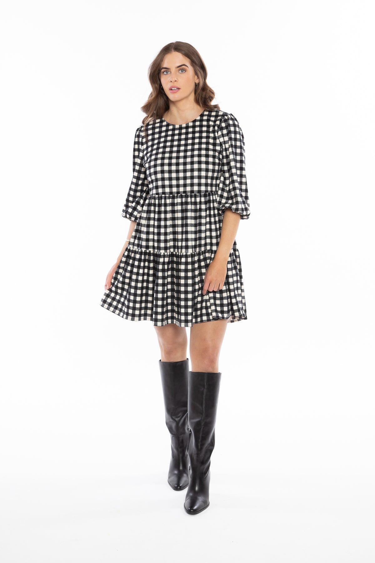 Amy Smock Dress Gingham