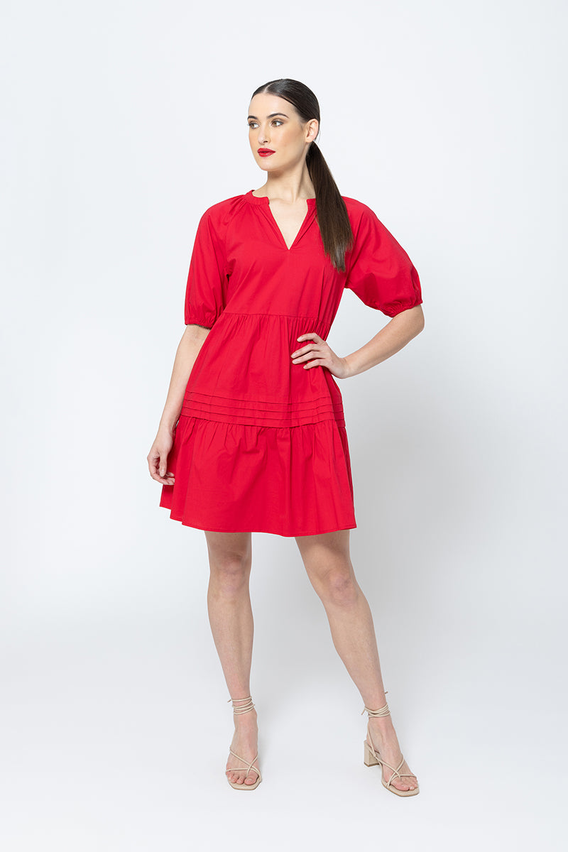 Courageous Mini Dress Ruby - PREORDER DELIVERY MID JAN