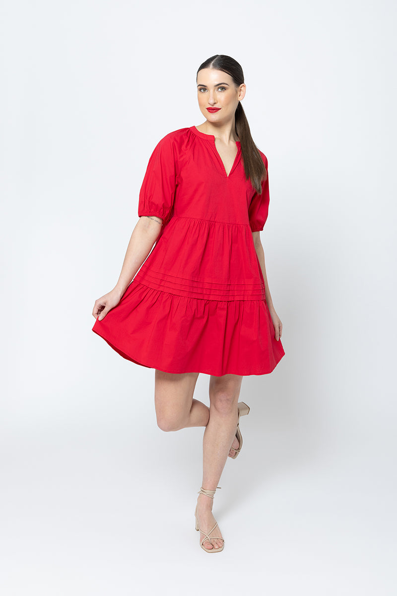 Courageous Mini Dress Ruby - PREORDER DELIVERY MID JAN