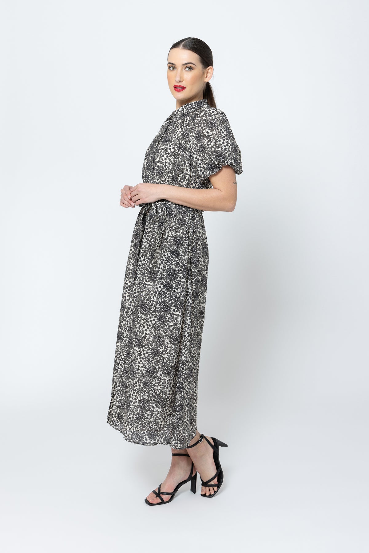 J 'Adore Maxi Dress Satin Stitch