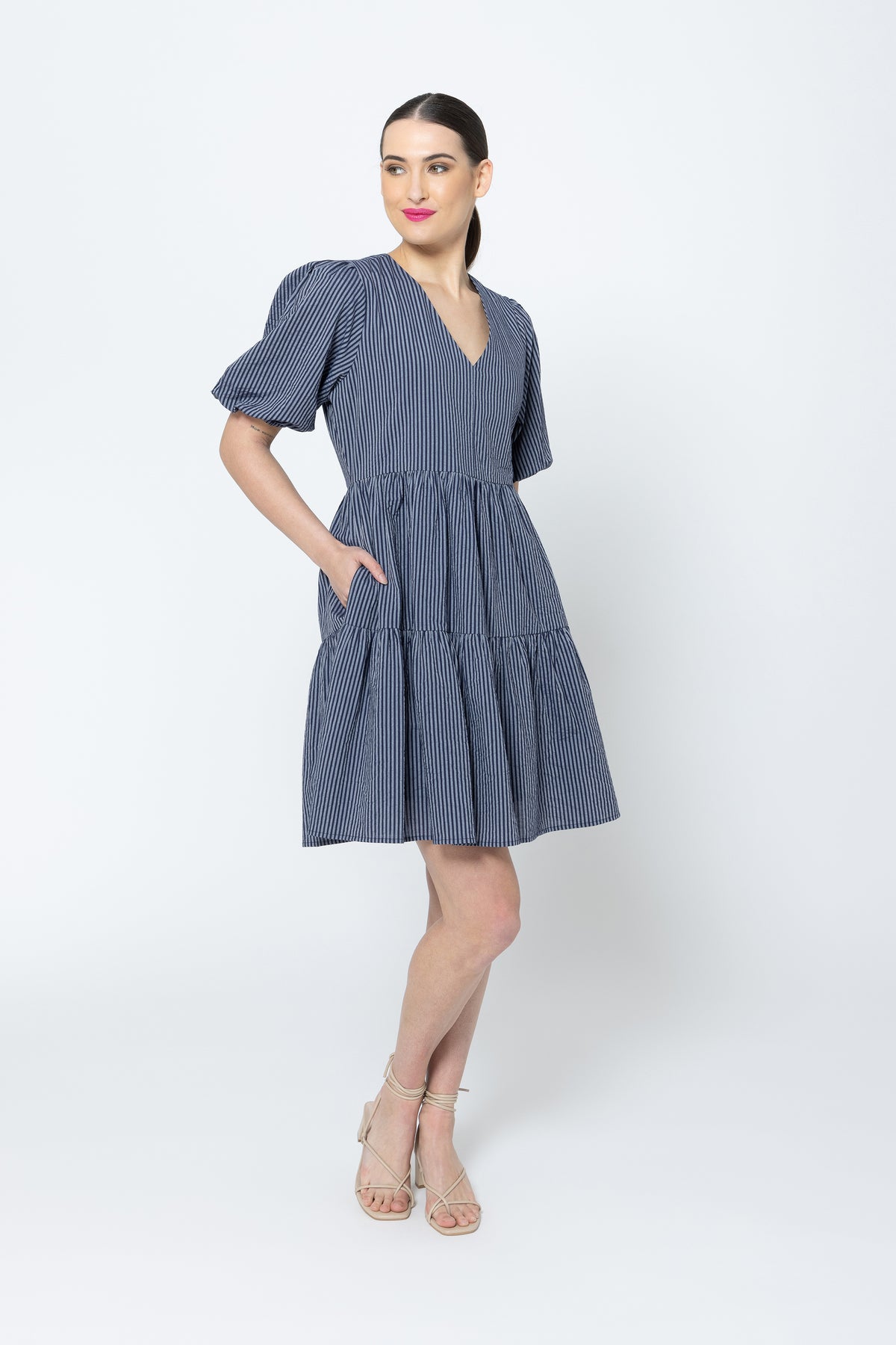 Revival Dress Navy