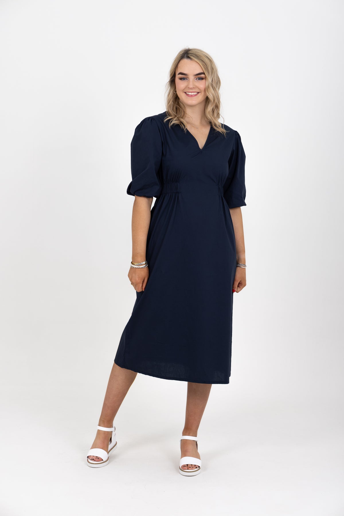 City Of Galway Dress Navy