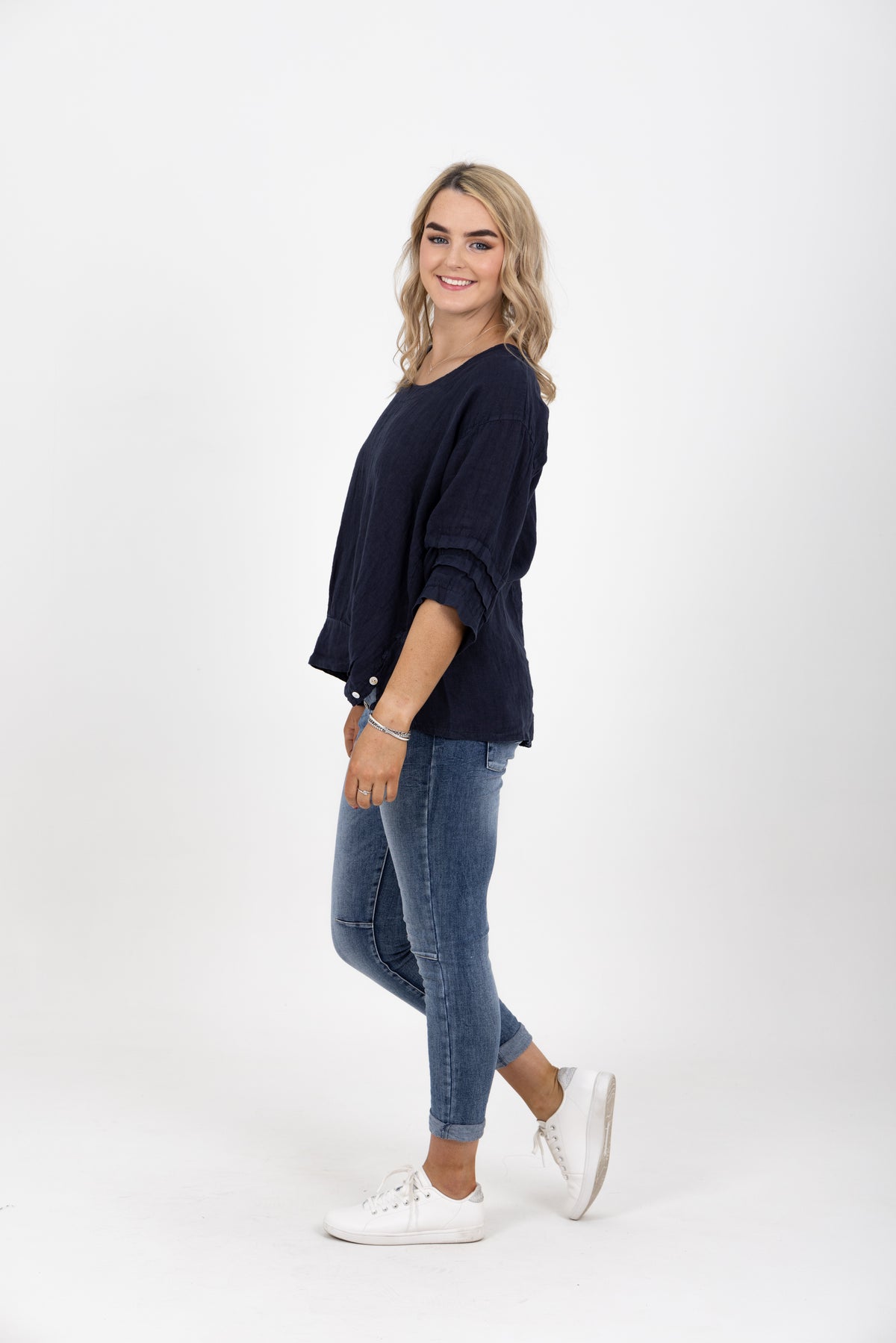 Sadie Top Navy