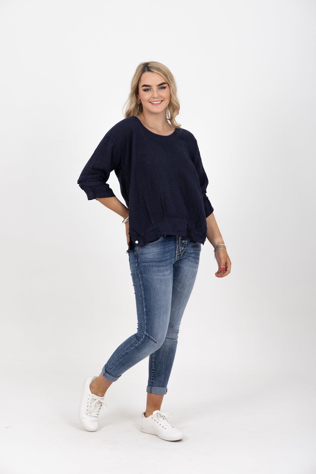 Sadie Top Navy