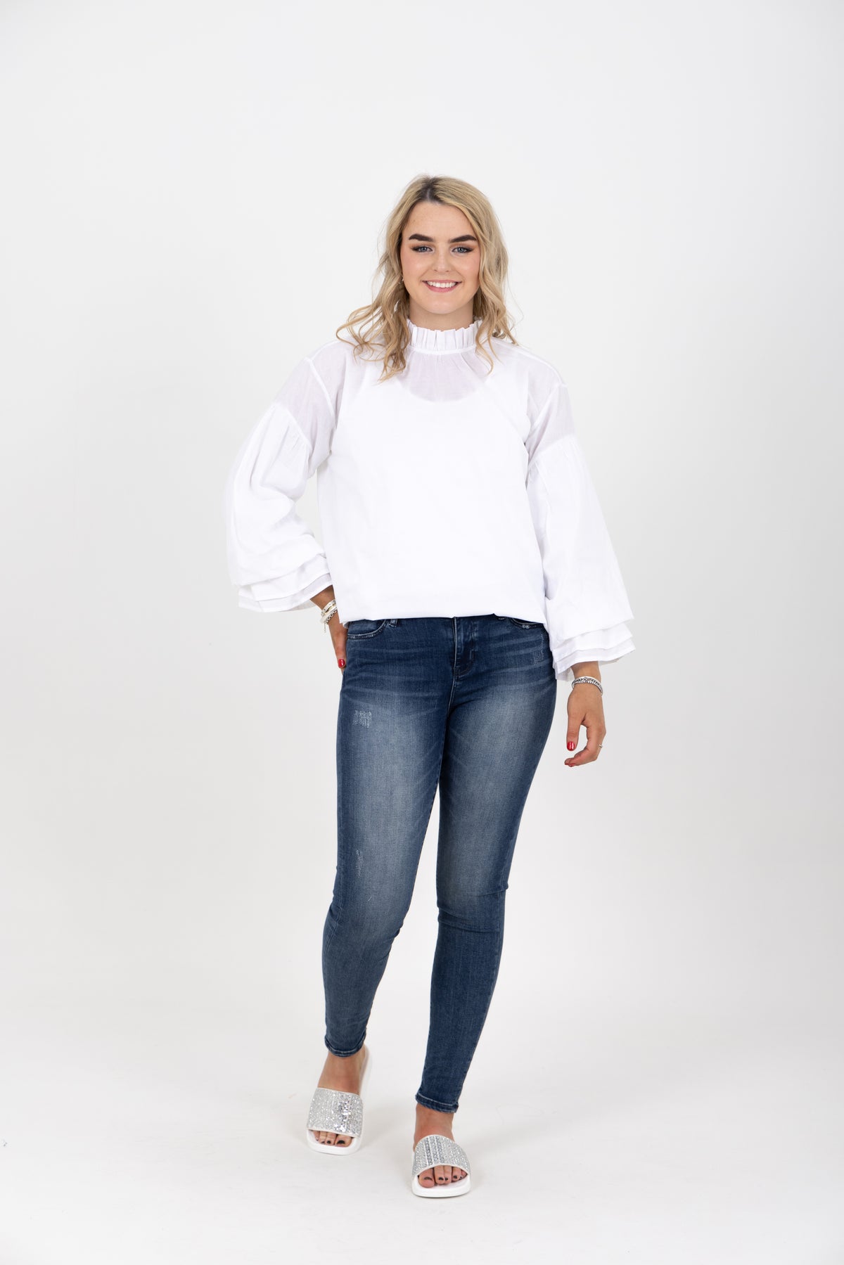 Sophia Top White