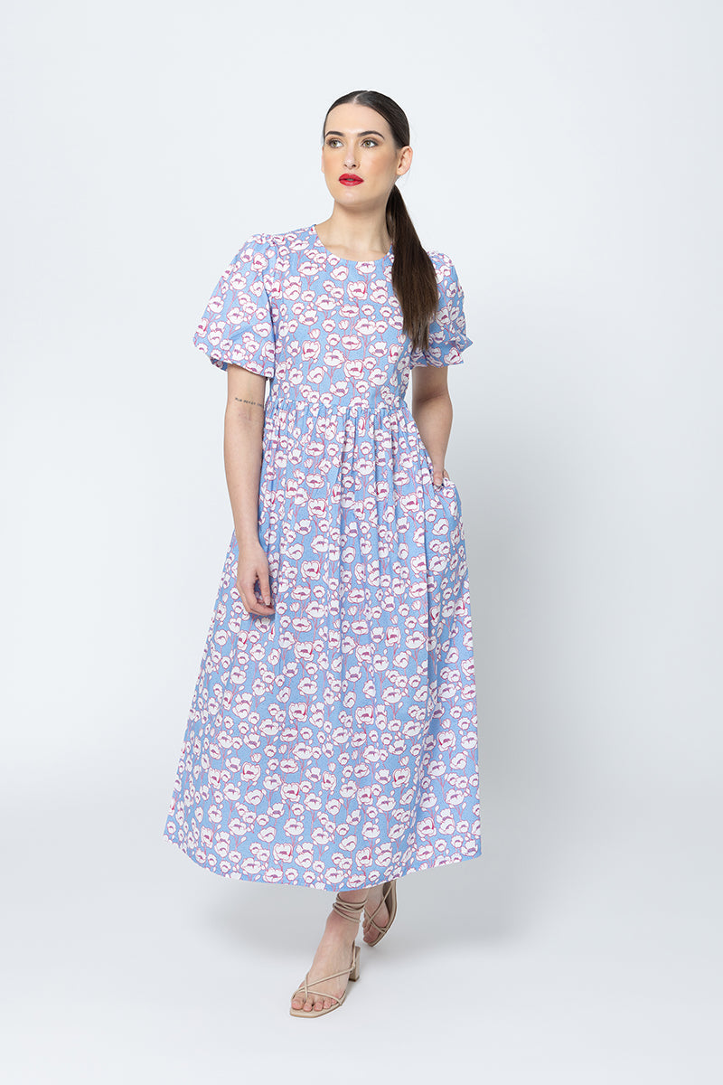 Powerful Midi Dress Poppy Dot