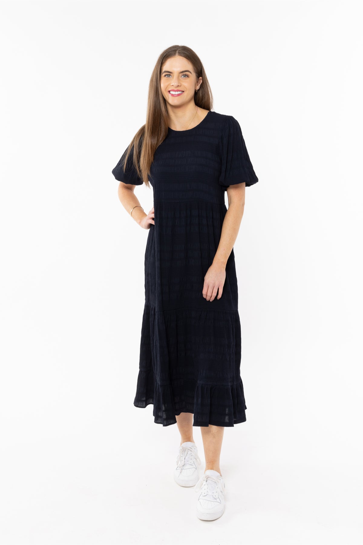 Navy Carefree Maxi Dress