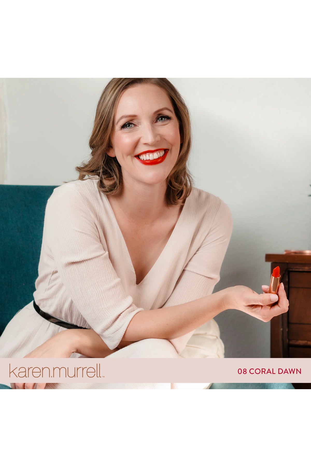 Karen Murrell Lipstick Coral Dawn